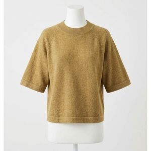 NEW FAHERTY jackson sweater tee in antique bronze heather